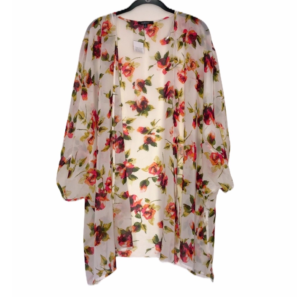 Plus Size Kimono Cover Up
